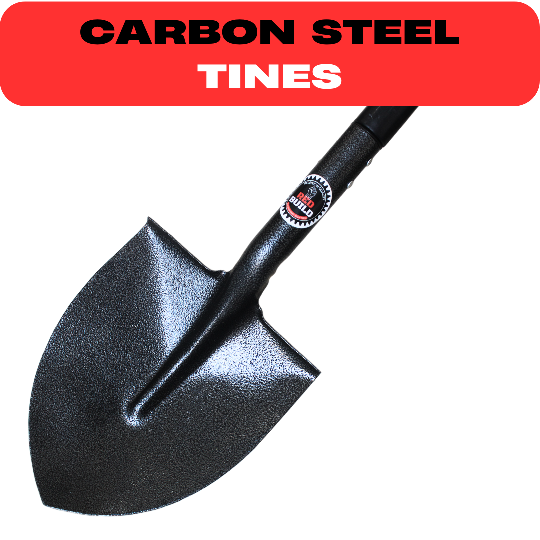 RedBuild Round Shovel | Export Quality | D Handle