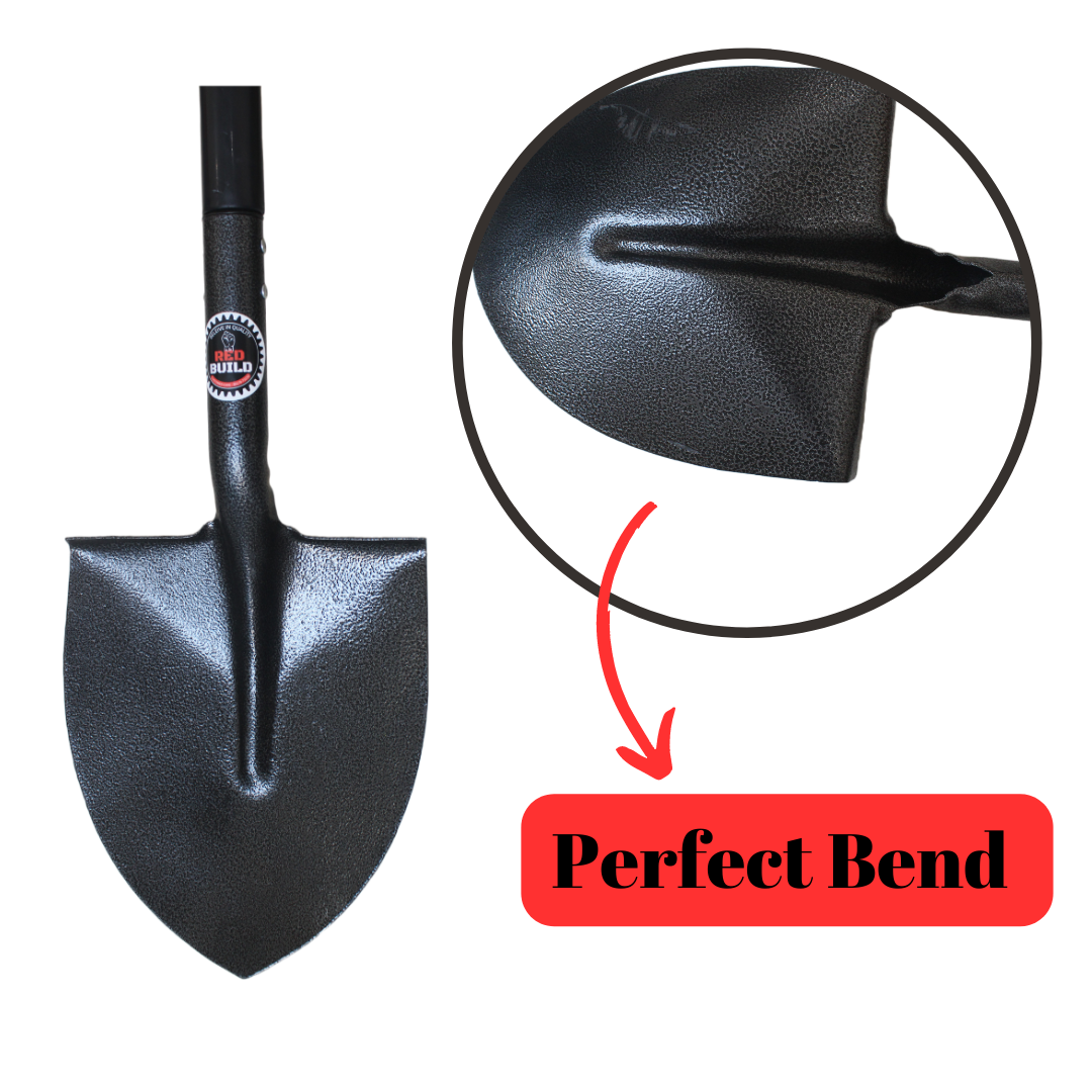 RedBuild Round Shovel | Export Quality | D Handle