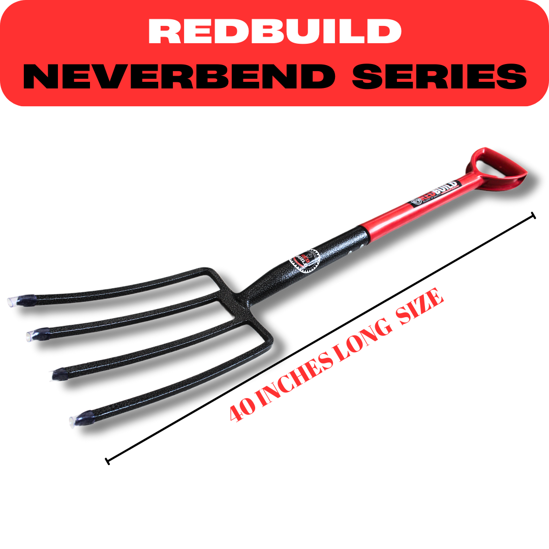 RedBuild Digging Fork With D Handle | Export Quality