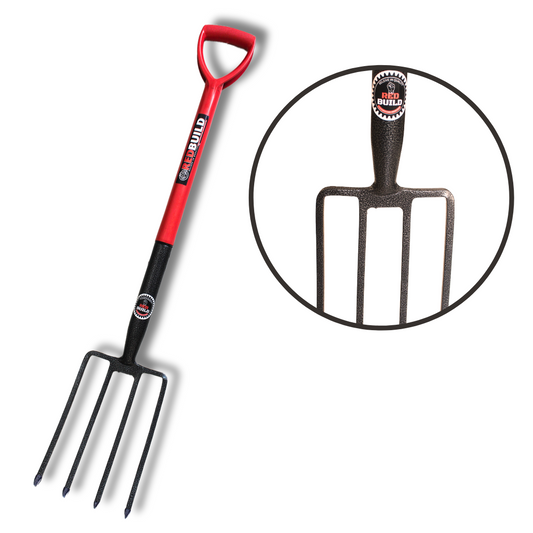 RedBuild Digging Fork With D Handle | Export Quality