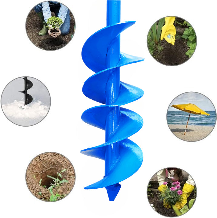REDBUILD Heavy Duty Earth Auger Hole Digger | Garden Digger