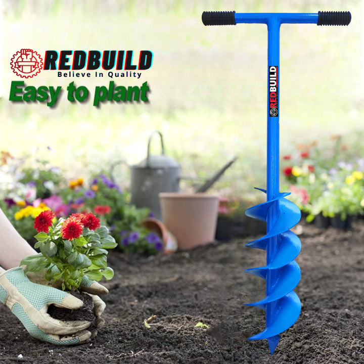 REDBUILD Heavy Duty Earth Auger Hole Digger | Garden Digger