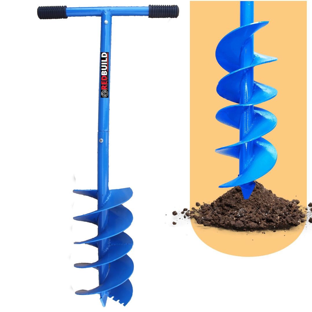 REDBUILD Heavy Duty Earth Auger Hole Digger | Garden Digger